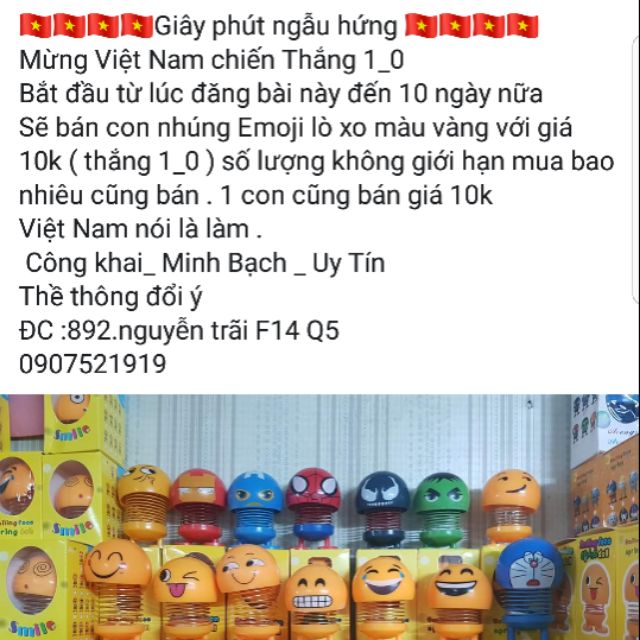 EMoji nhúng vàng lò xo Bán giá 5k mừng VN thắng 1_0