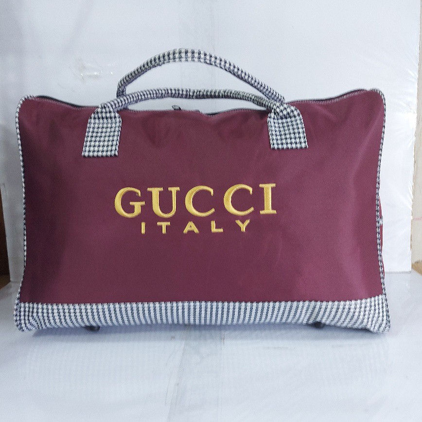 Big ITALY GUCI Túi Xách Du Lịch GUCCI ITALY / Túi Hộp Đựng Quần Áo