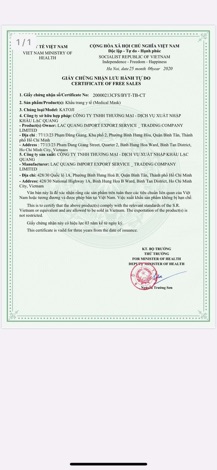 Khẩu trang 3D cho bé