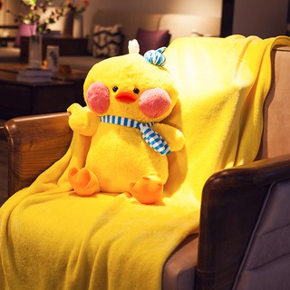 (○゚Ω ̅ ̅) ღ💕❇✣Gối Ô Tô Chăn Kép Ngủ Có Thể Gập Lại Chăn Xe San Hô Lông Cừu Hai Trong Một Cô Gái Hoạt Hình Gối Dễ Thương