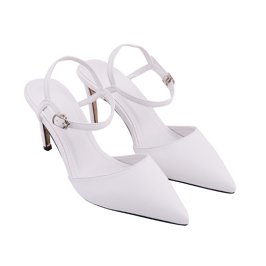 Giày cao gót trắng - Giày cưới cô dâu A549