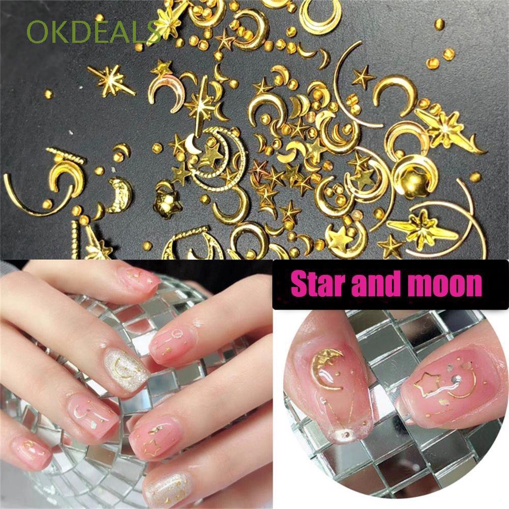 Kim sa trang trí móng hình ngôi sao