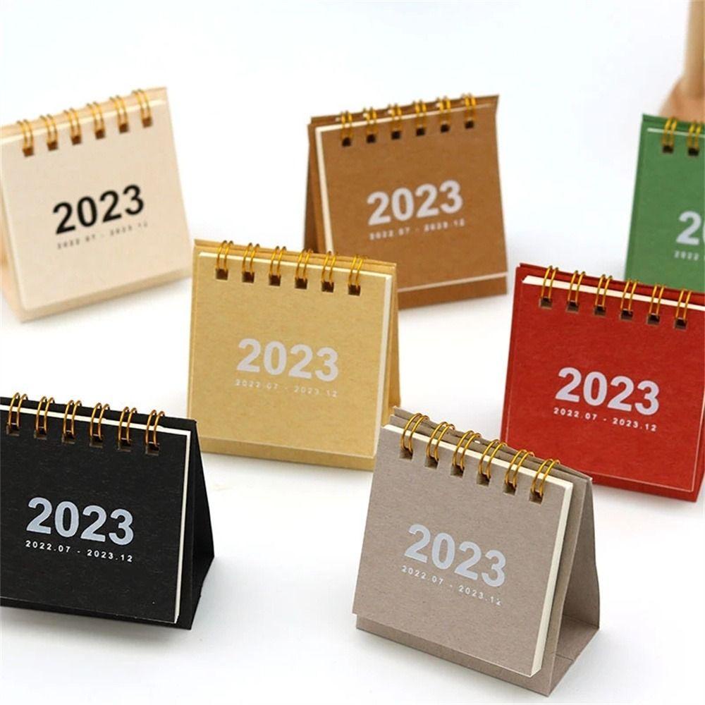 Lịch Để Bàn Màu Sắc Đơn Giản Agenda 2023