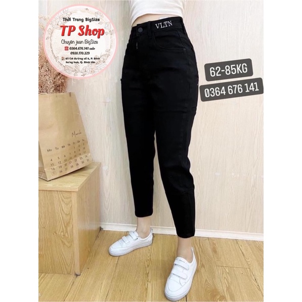 quần jean baggy bigsize vải co giãn 4 chiều mặc siêu tôn dáng