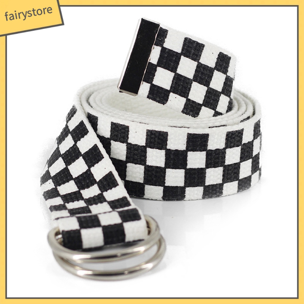 Thắt Lưng Vải Sọc Màu Cầu Vồng 130cm