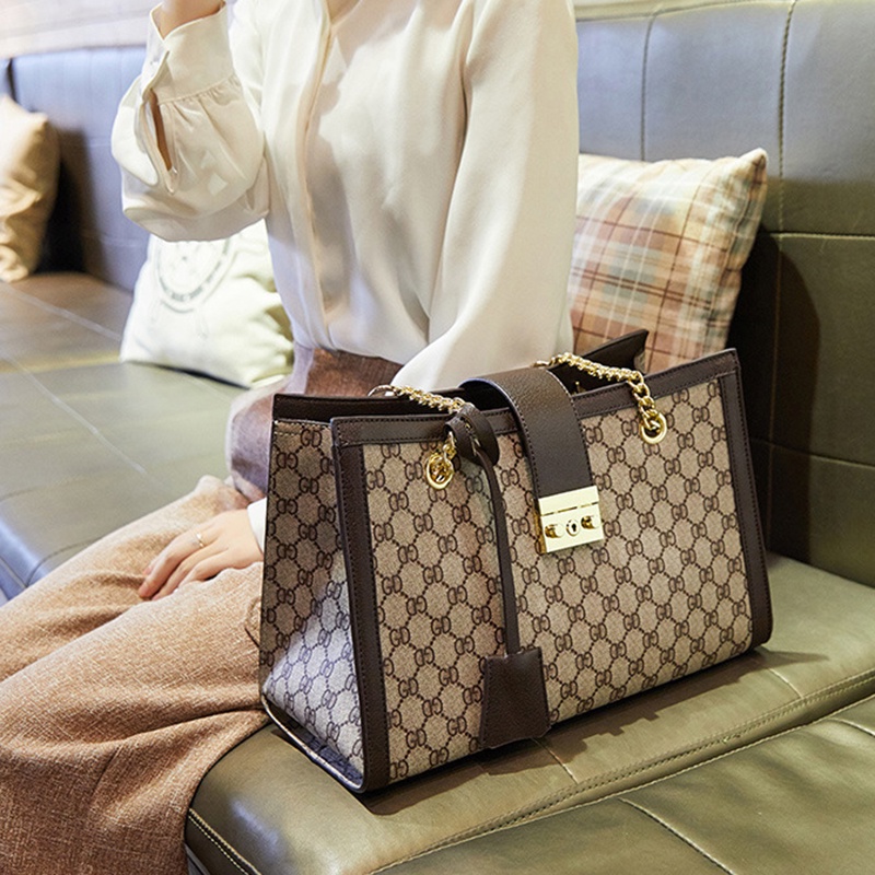 Túi đeo vai IELGY cỡ lớn phong cách Âu Mỹ thời trang cho nữ