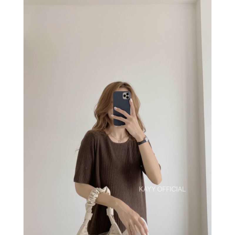 Váy len đũa suông ngắn tay hàng QCL1