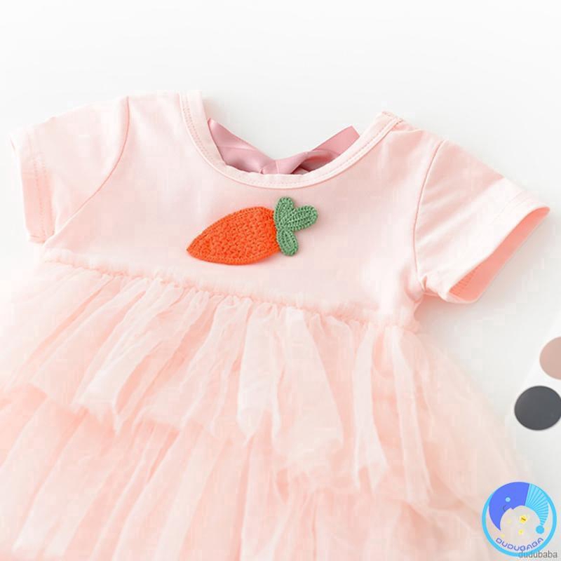 Áo Liền Quần Hình Củ Cà Rốt Cho Bé Gái