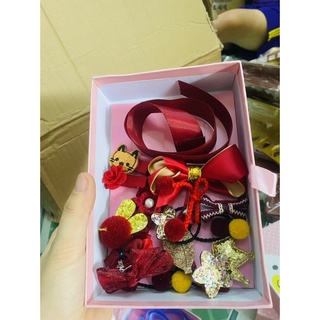 Set 18 món kẹp tóc cho bé style Hàn Quốc