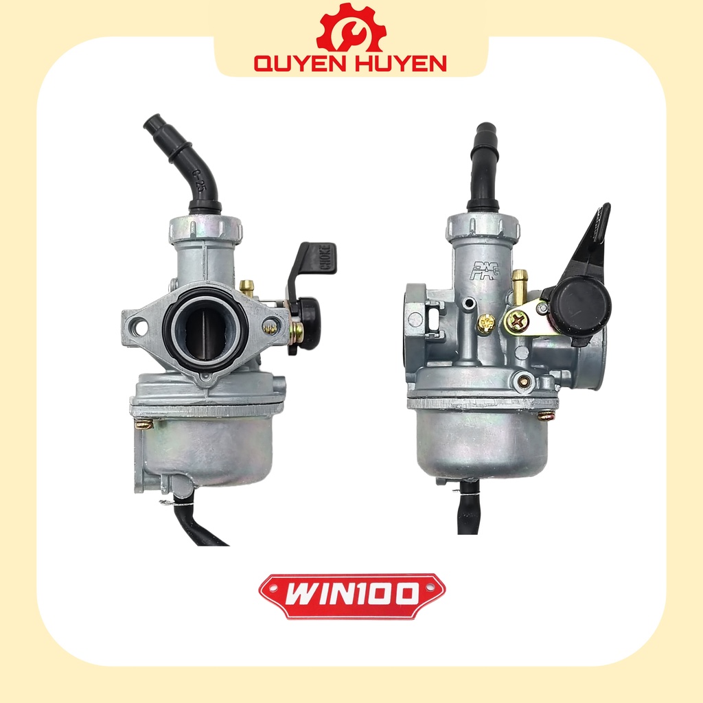 Bộ chế hoà khí xe Win 100 - Bình xăng con xe máy Honda - Thương hiệu PAG