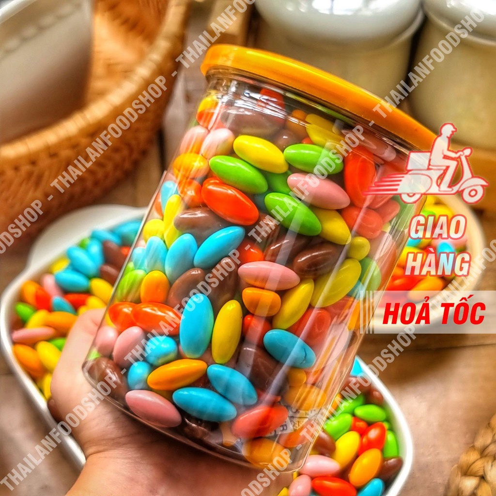 Kẹo Nhộng Socola - Lon 500Gr