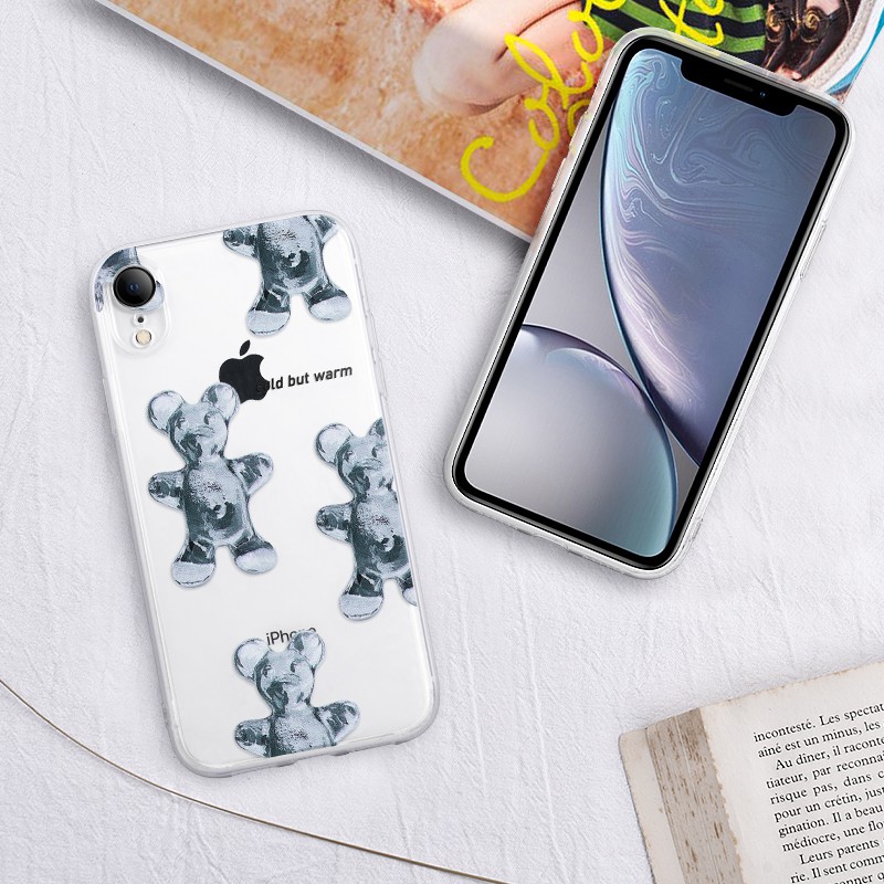 Ốp điện thoại họa tiết gấu có dây đeo tay cho APPLE IPHONE 12 11PROMAX 11/12PROMAX/8PLUS/12MINI/XS/7/8/X/XR/XSMAX | BigBuy360 - bigbuy360.vn
