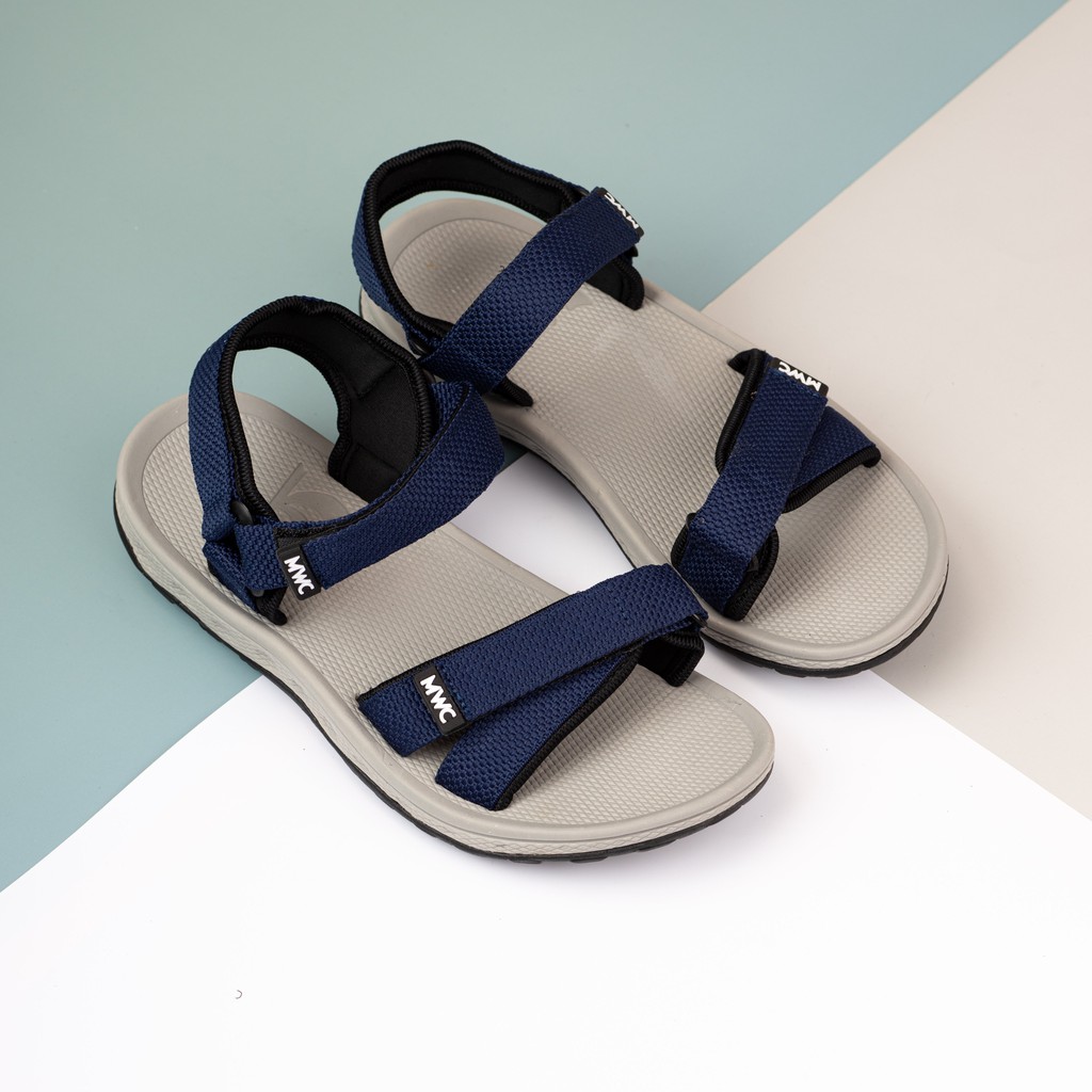 GIÀY SANDAL NAM MWC - SANDAL 2 QUAI ĐAN CHÉO NĂNG ĐỘNG - NASD- 7024