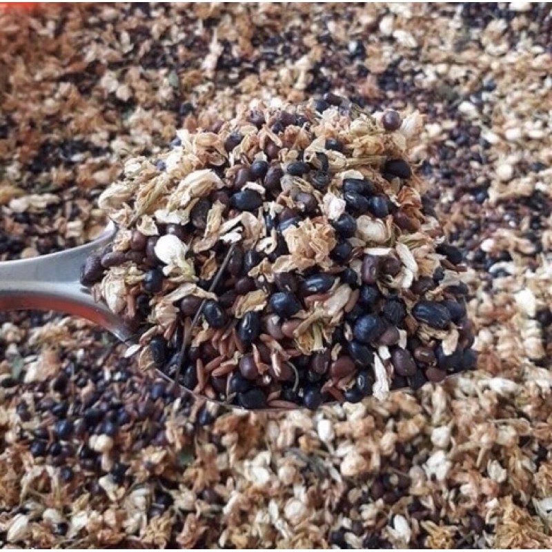 0.5KG TRÀ GẠO LỨT TÂY BẮC ĐẬU ĐEN XANH RANG TAY
