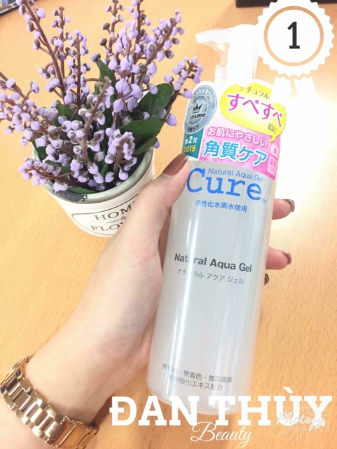 🍀 Tẩy tế bào chết CURE Natural Aqua Gel - best sales in 🇯🇵 - Mini size 100g