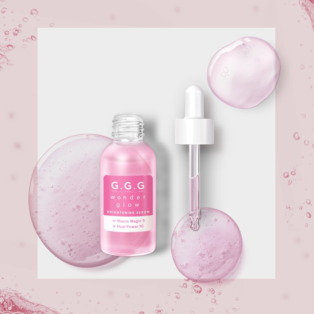 Tinh Chất Cấp Ẩm, Dưỡng Sáng, Căng Bóng Da, HA và Niacinamide GGG Wonder Glow Brightening Serum 10ml & 30ml | BigBuy360 - bigbuy360.vn