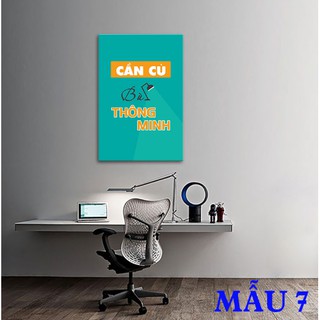 [Trọn bộ] [Đồng giá] Tranh tạo động lực, truyền cảm hứng, typography mẫu mới gồm khung, khoen, tặng quà