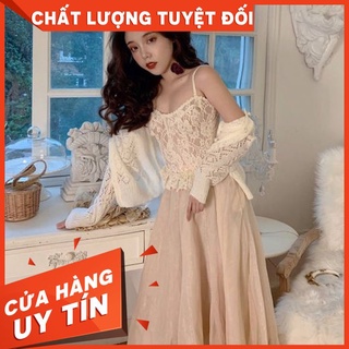 SET Đầm Ren 3 Món Siêu Gợi Cảm