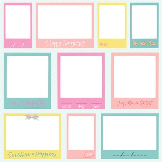 Dear Lizzy Happy Place - Giấy hoạ tiết scrapbook, exploding box, thiệp