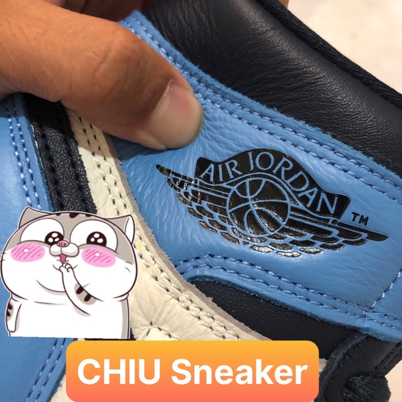 [ CHIU Sneaker ] Giày thể thao jordan cổ cao xanh dương phiên bản cao cấp giày Sneaker jd1 high obsidian Da thật
