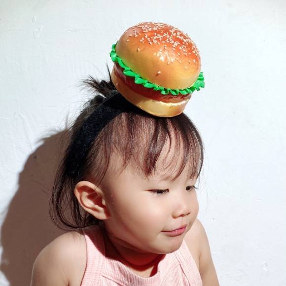 Cài tóc hình thực phẩm ngộ nghĩnh phong cách Hàn Quốc sáng tạo cho bé gái