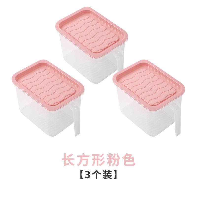 Hộp Nhựa Đựng Thực Phẩm Tủ Lạnh 1L, Hộp Bảo Quản Thực Phẩm Trong Suốt Có Nắp Đậy