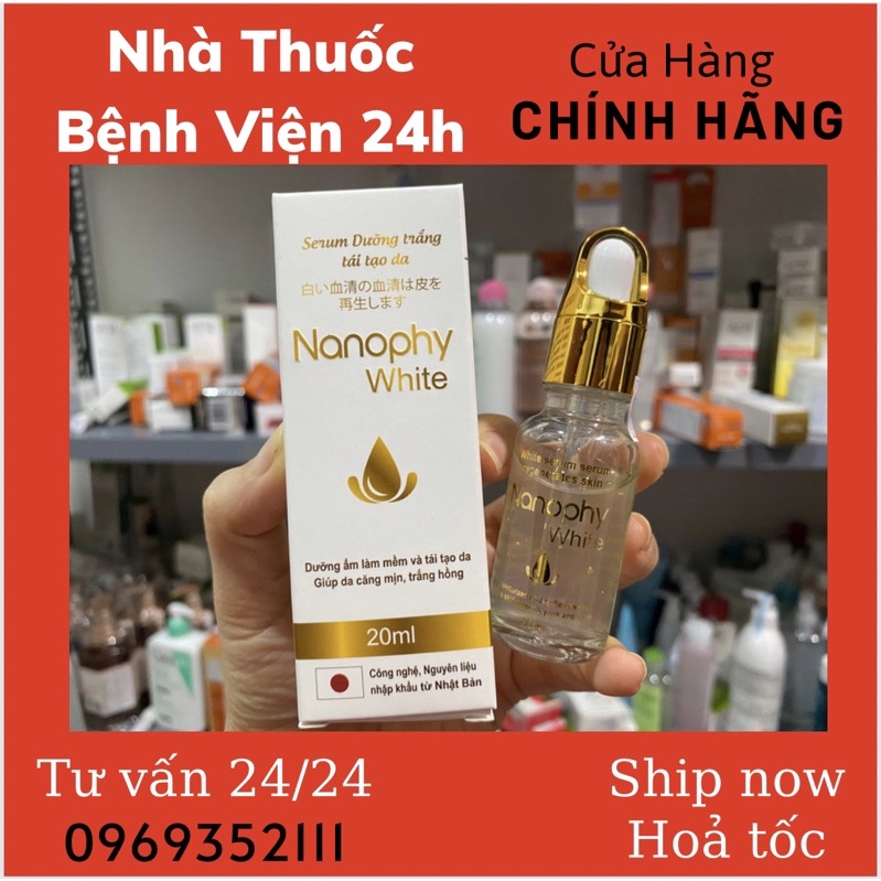 Serum dưỡng trắng da Nanophy White 20ml
