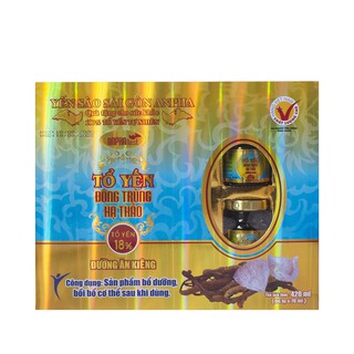 NƯỚC YẾN SÀO ĐÔNG TRÙNG HẠ THẢO DÀNH CHO NGƯỜI KIÊNG ĐƯỜNG - SÀI GÒN ANPHA -LỐC 6 HŨ