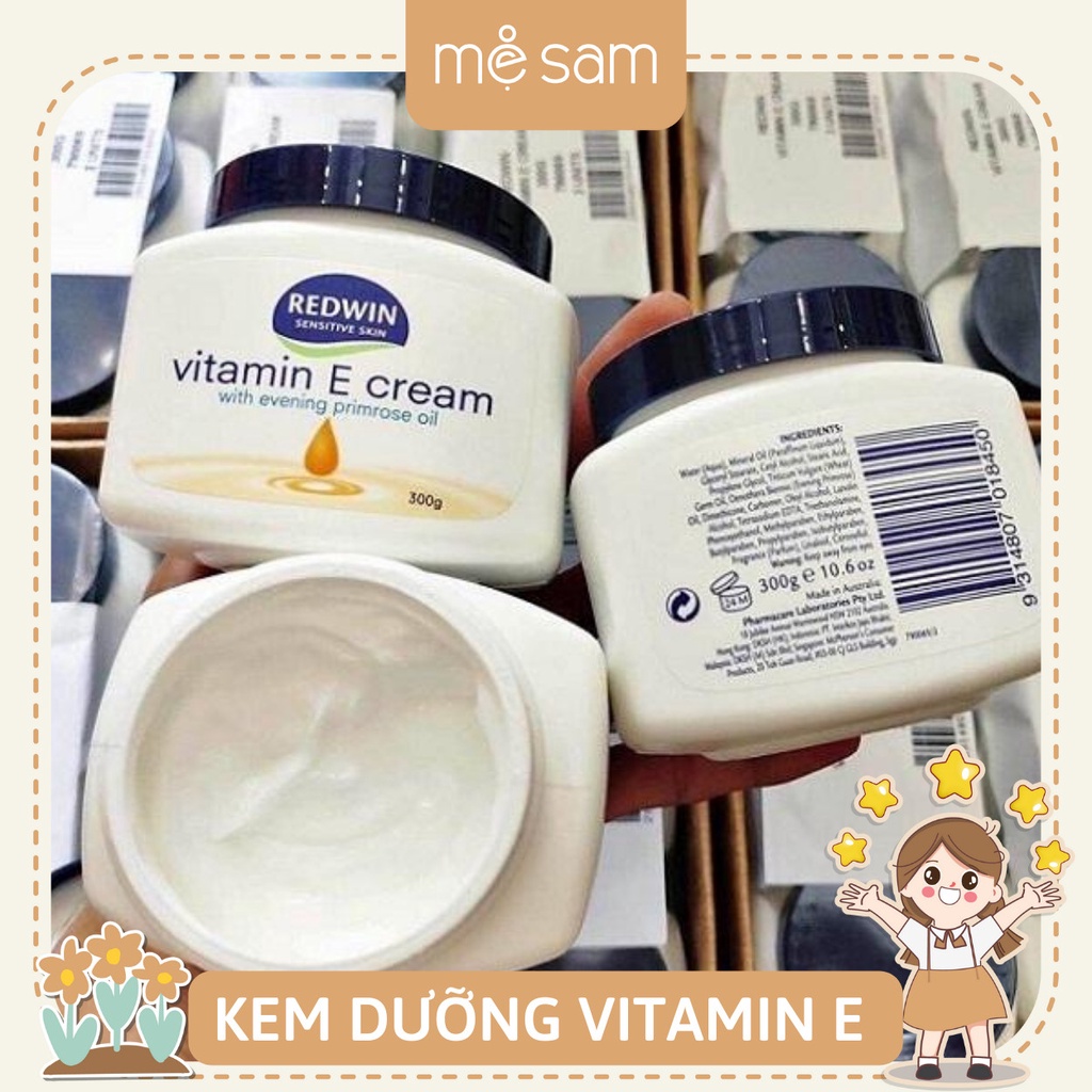 Kem Dưỡng Da Mềm Mịn Redwin Vitamin E Cream Của Úc