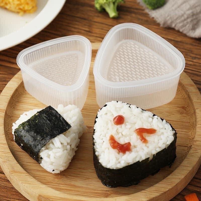 Bộ 7 khuôn ép cơm, tạo hình sushi làm thạch silicon xinh xắn