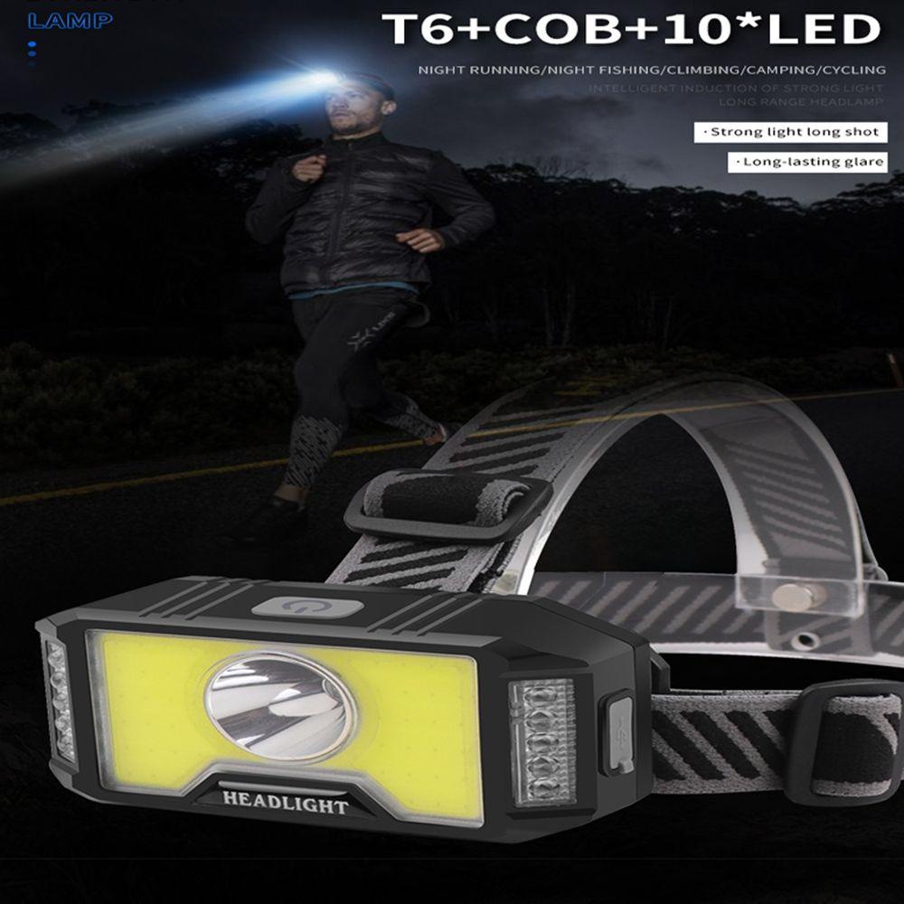 Đèn Pin T6 + COB Chuyên Dụng Cho Xe Đạp Leo Núi LAKAMIER