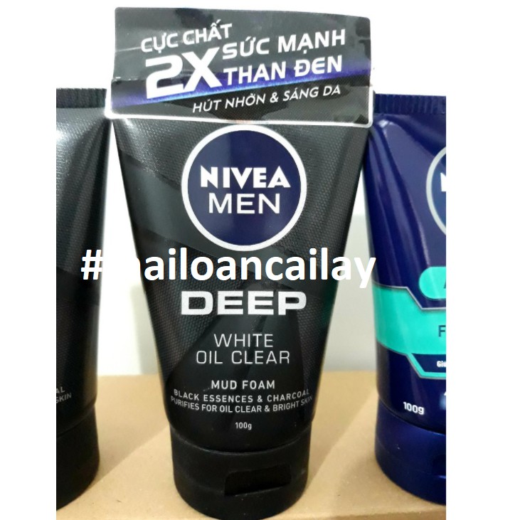 Sữa Rửa Mặt Nivea Men 100g mẫu mới