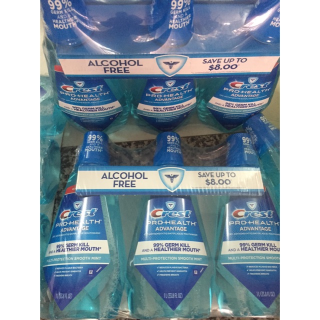 Nước súc miệng Crest Pro Health Advance 1 lít
