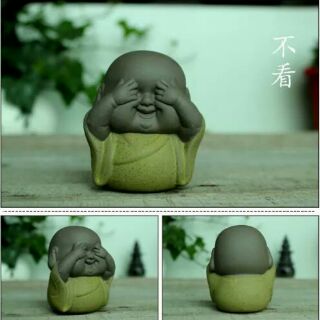 Bộ tượng tam không đất nung