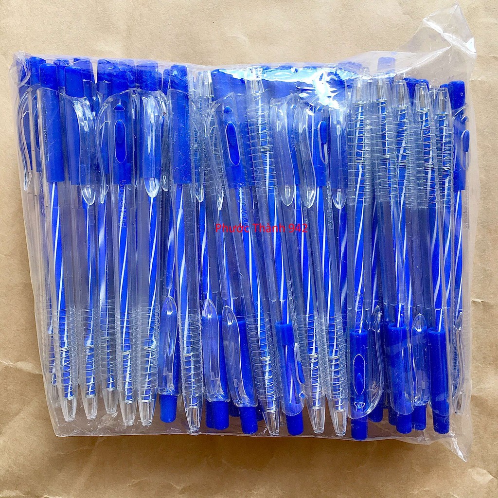 Viết , bút bi 100 cây - Mẫu AS or TL027 Đủ Màu