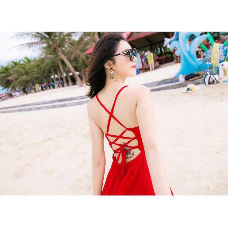 [SALE OFF] VÁY MAXI BIỂN ĐAN DÂY SIÊU QUYẾN RŨ THỜI TRANG VESTA VM01
