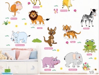 Decal dán tường cho bé - Happy World