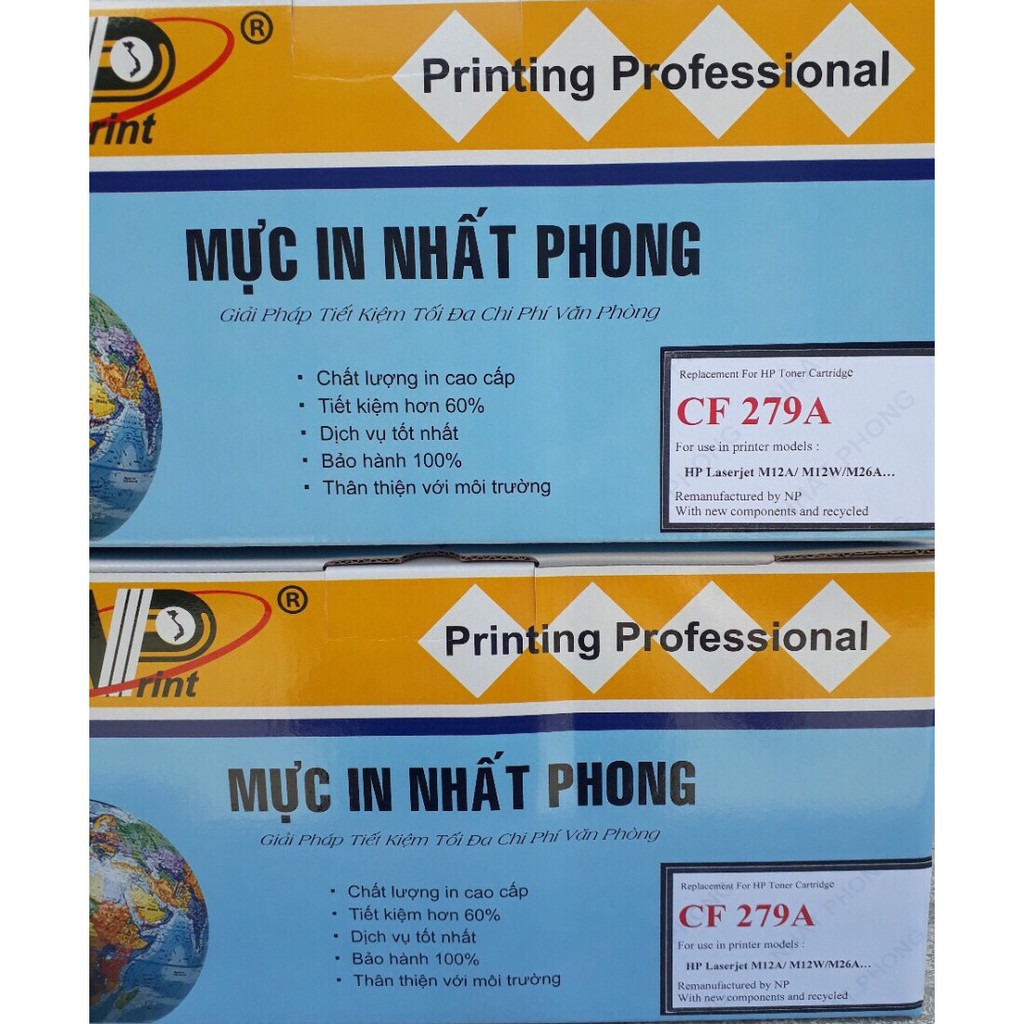 Mực in CF279A -dùng cho máy in HP M12w, M12a,M26a,M26nw