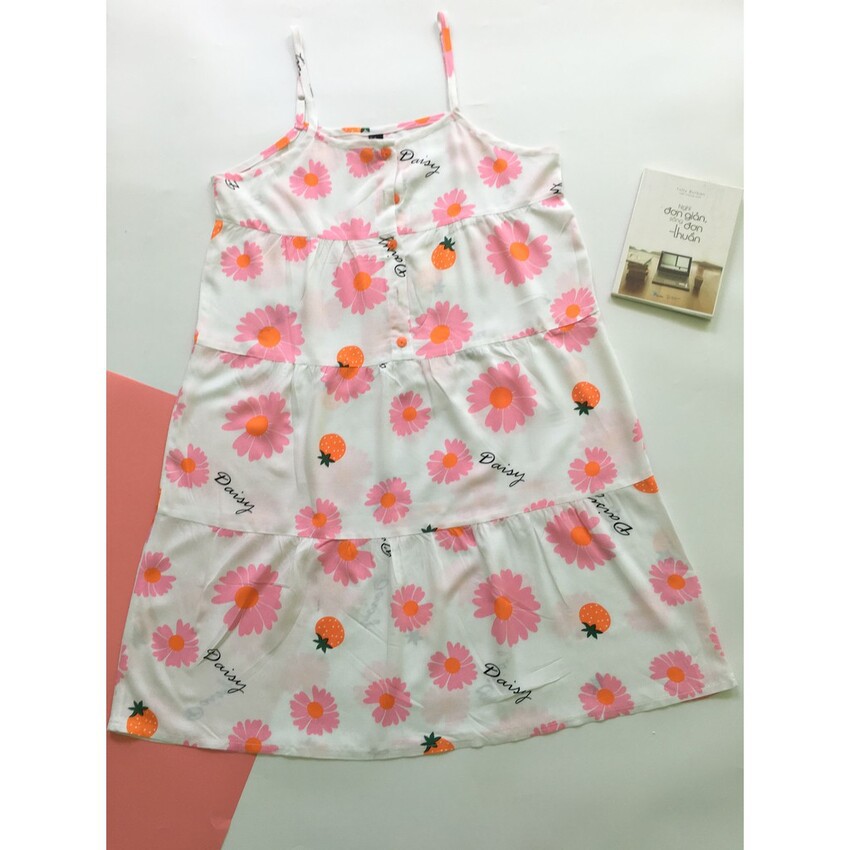 ĐẦM TOLE DÂY BABYDOLL - ĐỒ MẶC NHÀ QUEENIE | BigBuy360 - bigbuy360.vn