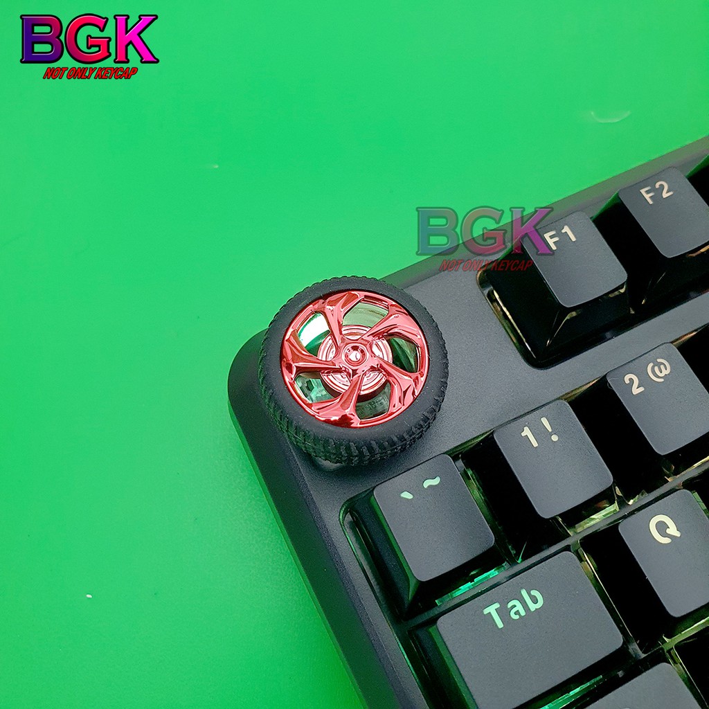 Keycap lẻ hình Bánh Xe Spinner cực đẹp có thể quay được và xuyên led ( keycap Artisan )