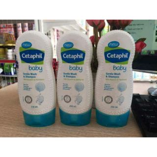 Combo 2h Sữa tắm cetaphil baby cho bé