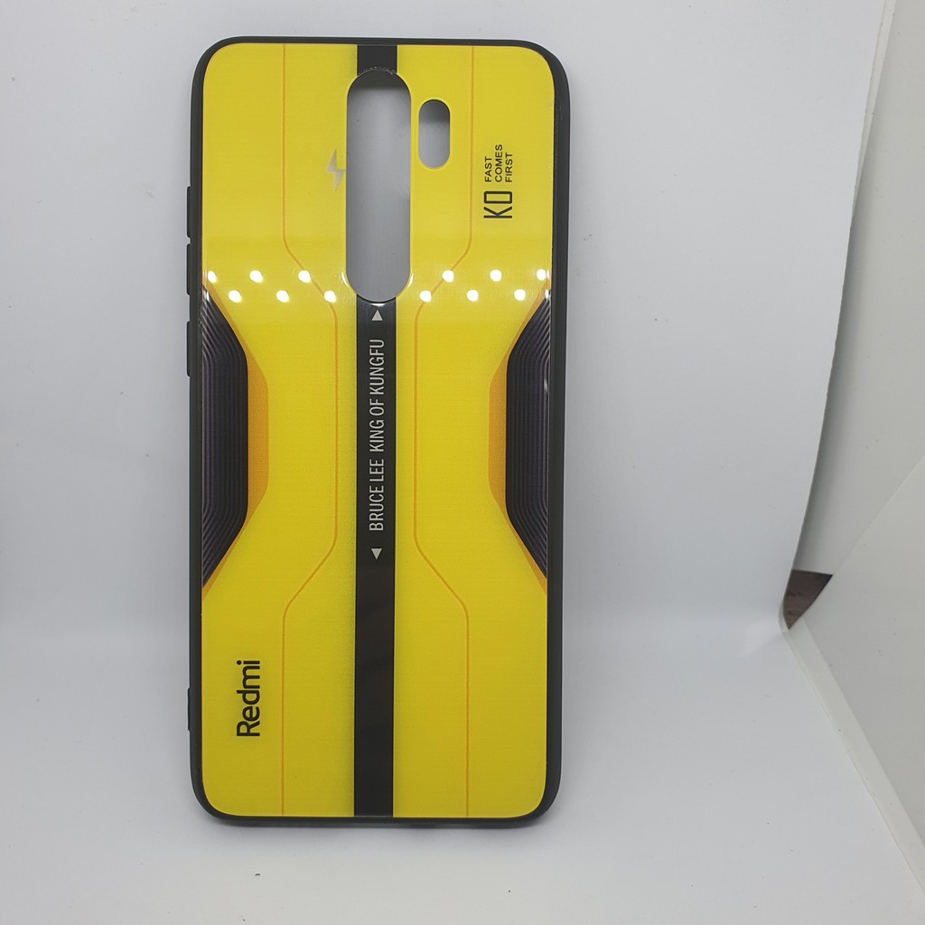 Ốp lưng kính cường lực Xiaomi Redmi Note 8 Pro - Bruce Lee Edition