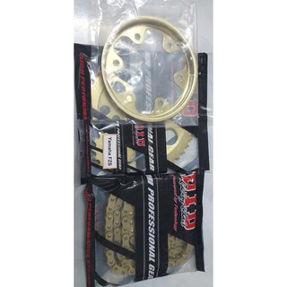 Yamaha FZS 150- Bộ Nhông Sên Đĩa D.I.D Vàng ThaiLand- 10Li