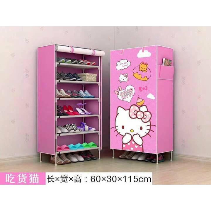 Tủ giày kitty hồng cực yêu chắc chắn