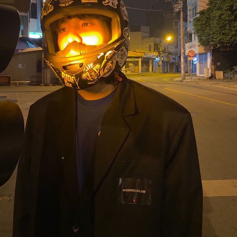 Áo PLASTIC BLAZER WEIRDO đen - Weirdosaigon