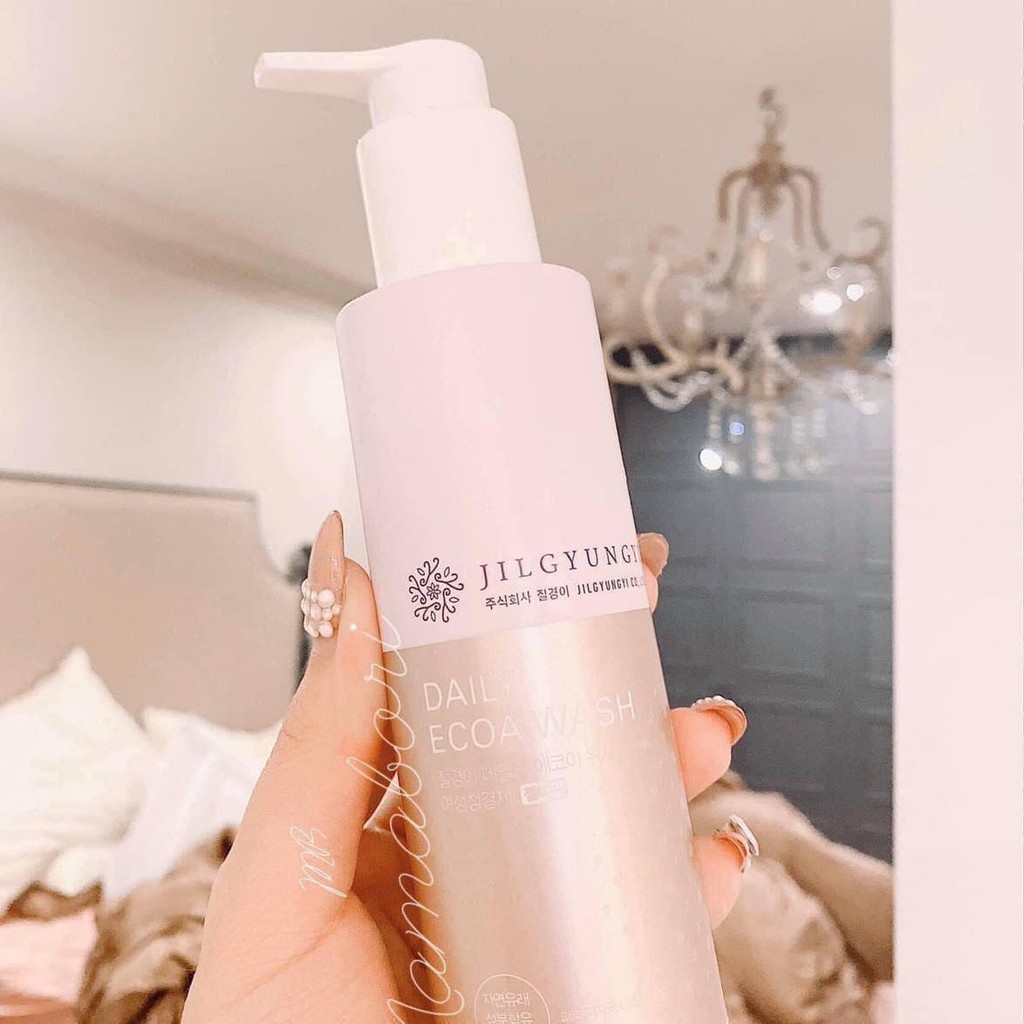 [Hàng chuẩn Air - Cam kết chính hãng] Dung dịch vệ sinh phụ nữ JilGyungYi Daily Ecoa Wash chuẩn Hàn Quốc 200ml