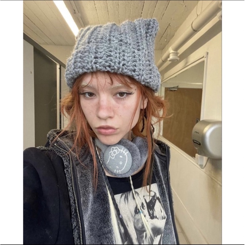 Mũ tai mèo crochet handmade