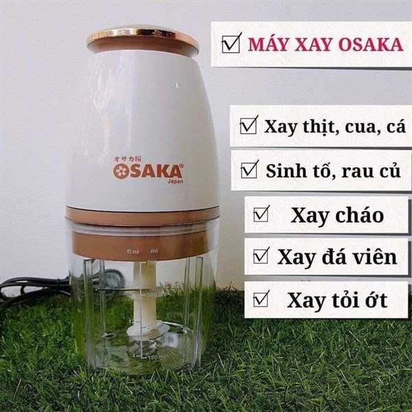 Máy xay sinh tố / Máy xay thịt xay đá Osaka Japan đa năng