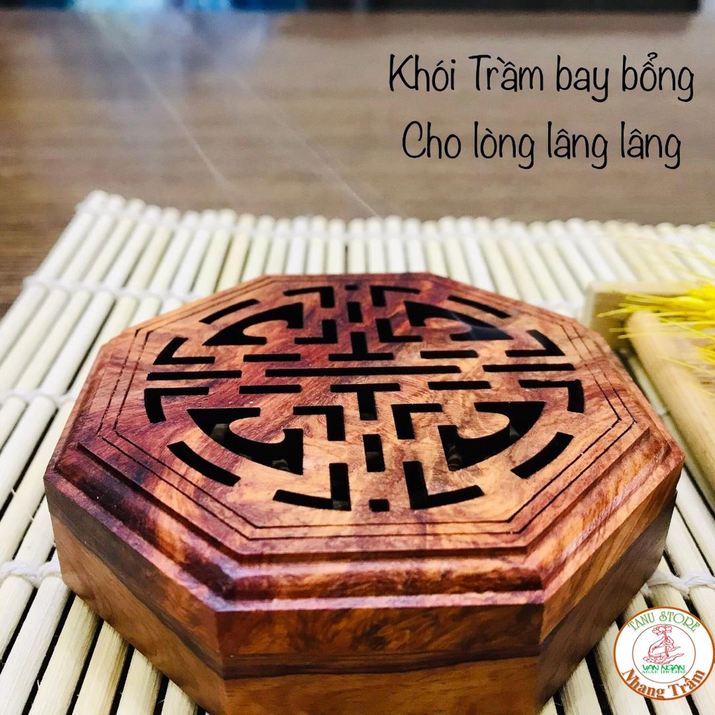 NHANG VÒNG 2H RƯỠI TRẦM HƯƠNG NHA TRANG- THƠM CHUẨN 100% TRẦM HƯƠNG, RẤT SÂU LẮNG, THOẢNG XA- TANU STORE