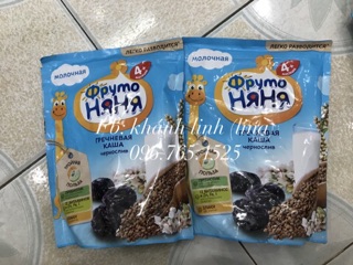 Bột ăn dặm Fruto của Nga
